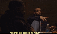 Kendrick Just Opened His Mouth Drake GIF