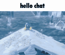 Hello Chat Walf GIF - Hello Chat Walf Walf Kirby GIFs