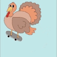 Skate Or Die Turkey GIF - Skate Or Die Turkey GIFs