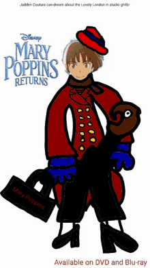 Mary Poppins Ponyo Sosuke Lisa GIF - Mary Poppins Ponyo Sosuke Lisa Jadden Couture GIFs