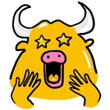 bye surprised bull