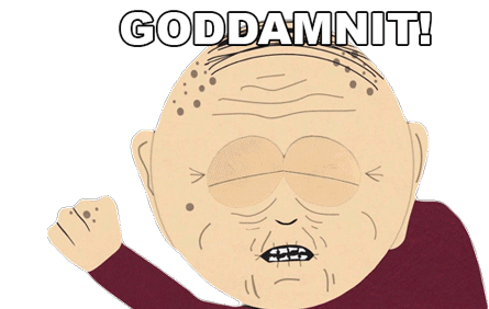 Goddamnit Marvin Marsh Sticker - Goddamnit Marvin Marsh South Park Stickers
