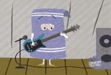 Playing The Guitar GIF - Towelie South Park GIFs