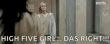 High Five Thats Right GIF - High Five Thats Right Alex Vause GIFs
