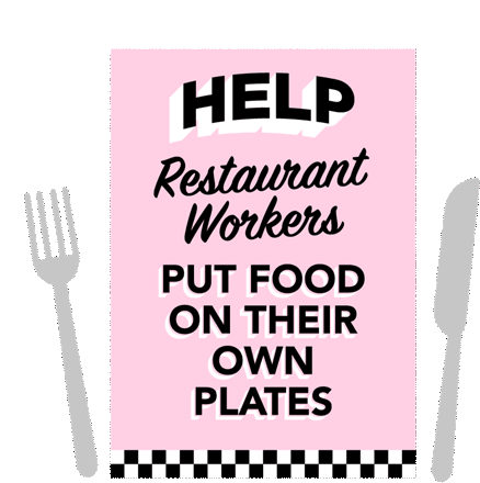 Restaurant Workers Waiters Sticker
