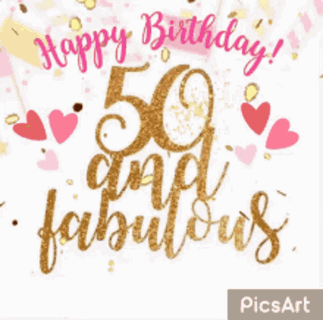 Happy Birthday GIF Happy Birthday 50th GIF 