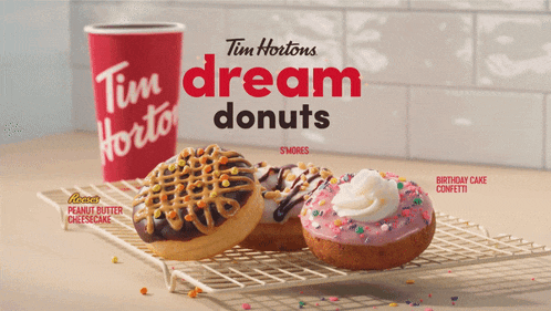 Tim Hortons Donuts GIF - Tim Hortons Donuts Doughnuts - Discover & Share  GIFs