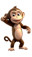 Monkey Dance Sticker