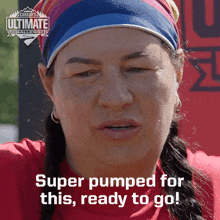 Super Pumped For This Ready To Go Lori Campbell GIF - Super Pumped For This Ready To Go Lori Campbell Canadas Ultimate Challenge GIFs