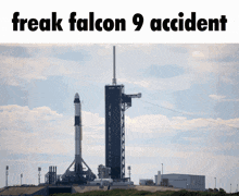 Falcon 9 Rocket Failure GIF