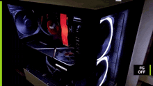 a computer with the word geforce rtx on the front of it