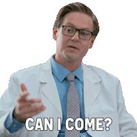 Can I Come Doctor Sticker