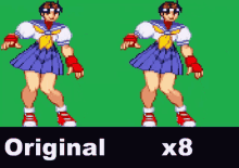 Sakura Street Fighter GIF - Sakura Street Fighter Dance GIFs