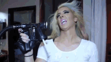 Just Blow Drying My Face GIF - Jenna Marbles Blowdry Blower GIFs