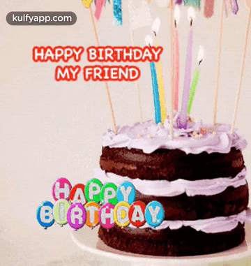 Birthday Friend Happy Birthday Friend Wishes GIF - Birthday friend Happy  birthday friend wishes Friend happy birthday wishes - Discover & Share GIFs