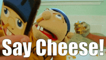 sml say cheese jeffy shark puppet selfie