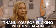 Thank You For Fucking Nothing Again Jen Harding GIF - Thank You For Fucking Nothing Again Jen Harding Christina Applegate GIFs