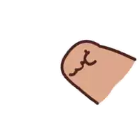 a cartoon drawing of a person 's butt with lines coming out of it .