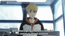 a cartoon of a boy with the words with what 's going on
