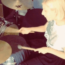Aurora Aurora Aksnes GIF - Aurora Aurora Aksnes Aurora Drums GIFs