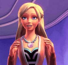 Barbie Fashion Fairytale GIF - Barbie Fashion Fairytale Shocked GIFs