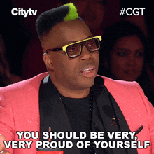 You Should Be Very Very Proud Of Yourself Kardinal Offishall GIF - You Should Be Very Very Proud Of Yourself Kardinal Offishall Canadas Got Talent GIFs