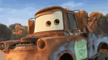 Mater Cars GIF - Mater Cars Scared GIFs