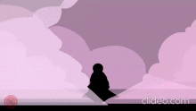 a purple background with a silhouette of a person and the words error
