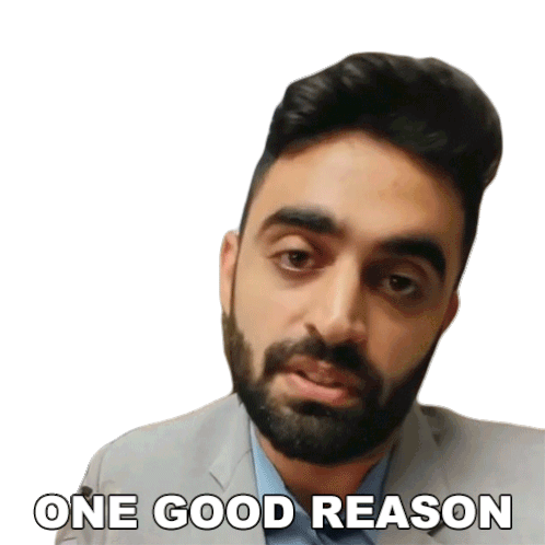 One Good Reason Rahul Dua Sticker - One Good Reason Rahul Dua One Valid Reason Stickers