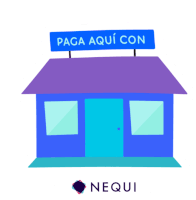 Nequi Paga Aquícon Nequi Sticker - Nequi Paga Aquícon Nequi Banistmo Stickers