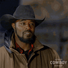 smiling jamon turner ultimate cowboy showdown happy delighted