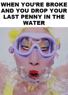 When You'Re Broke And You Drop Your Last Penny In The Water Nymphia Wind GIF