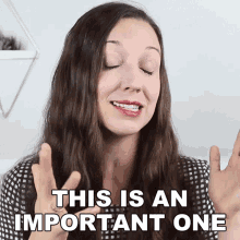This Is An Important One Vanessa GIF - This Is An Important One Vanessa Speak English With Vanessa GIFs