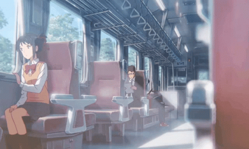 Kimi No Na Wa Train GIF - Kimi No Na Wa Train Anime Girl - Discover & Share  GIFs