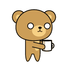 coffee good morning need mug bear