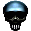 Premium Skull Deluxe Dark Skull Sticker - Premium Skull Deluxe Dark Skull Skull Stickers