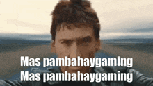 a man is taking a selfie with the words mas pabahaygaming mas pabahaygaming on the bottom