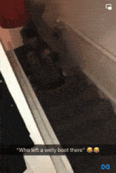 Who Left A Welly Boot There Glesga GIF - Who Left A Welly Boot There Welly Boot Glesga GIFs