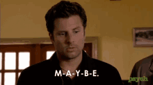 James Roday Shawn Spencer GIF - James Roday Shawn Spencer Maybe GIFs