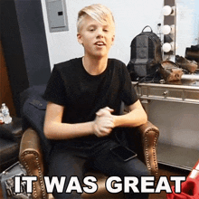 It Was Great Carson Lueders GIF - It Was Great Carson Lueders It Was Awesome GIFs
