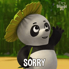 Sorry Bai GIF - Sorry Bai Blippi Wonders - Educational Cartoons For Kids GIFs