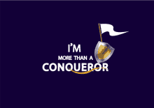 i am more than a conqueror shield fight war superhero