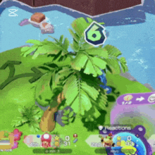 a screenshot of a video game with the number 6