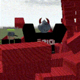 a video game character with horns and the word epic