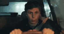 Driving By Myself GIF - Whistle Michael Cera Driving GIFs
