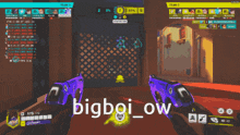a screenshot of a video game with the words " bigboi_ow " on the bottom
