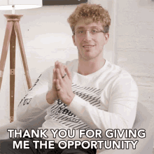 The Opportunity For Giving Me GIF - The Opportunity For Giving Me Thank You GIFs