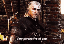 The Witcher Very Perceptive Of You GIF - The Witcher Very Perceptive Of You Geralt Of Rivia GIFs