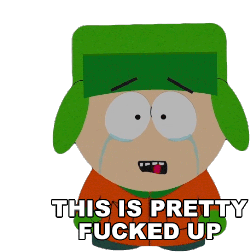 This Is Pretty Fucked Up Kyle Sticker - This Is Pretty Fucked Up Kyle South Park Stickers