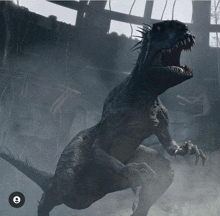 a picture of a dinosaur with the number 9 on it